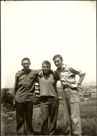 Vernon Lovejoy, Sonny Griffin & Wayne Stanley, chums