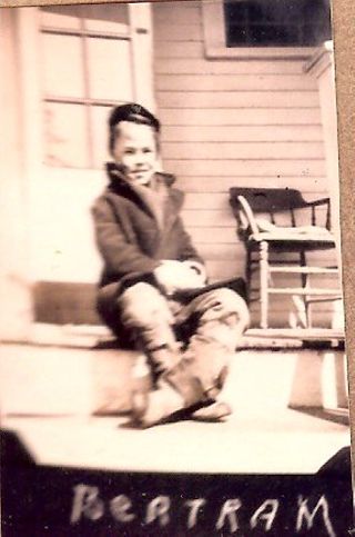 Bertram Butler, boy
