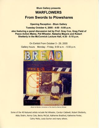 Warflowers: From Swords to Plowshares