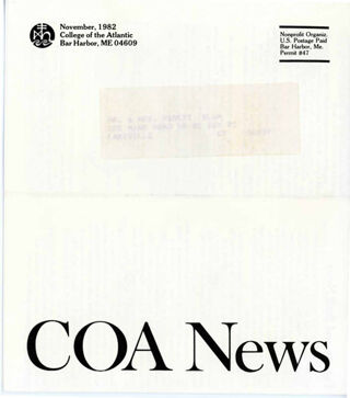 COA News, November 1982