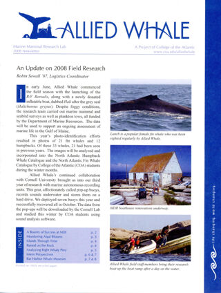 Allied Whale News, 2008