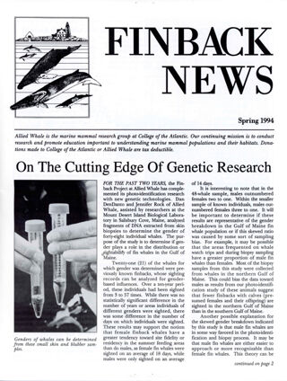 Finback News, Spring 1994