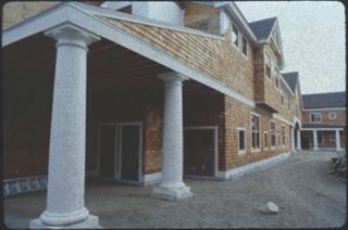 Blair Dining hall viewed from the back door
