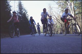Unknown bicyclists