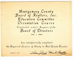 Montgomery County Board of Realtors, Inc Sept 6, 1972.pdf