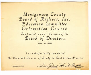 <span data-sheets-root="1">Montgomery County Board of Real Estate Certificate</span>