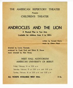 Androcles And The Lion Flyer.pdf