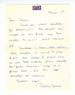 Letter to Louisa From Beverly Almond March 4.tif