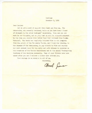 <span data-sheets-root="1">Letter to Louisa Kennedy from Mr. & Mrs. C. W. Grover, 12/9/1979</span>
