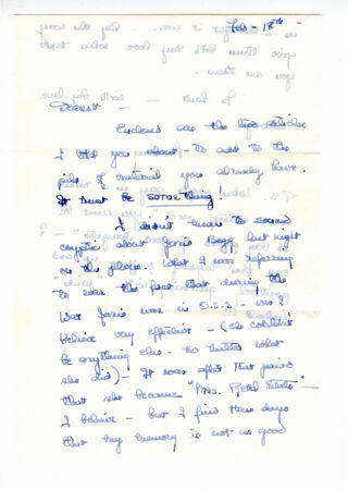 Letter to Louisa Kennedy from Lorna Livingston, 02/18/1980