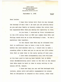 Letter to Louisa from Henry T. Reath Sept 9, 1980 .pdf