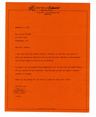 Letter to Louisa Kennedy from Larry Martin, 12/12/1979