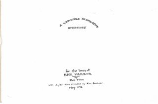 A Windshield Neighborhood Inventory for the Town of Bar Harbor