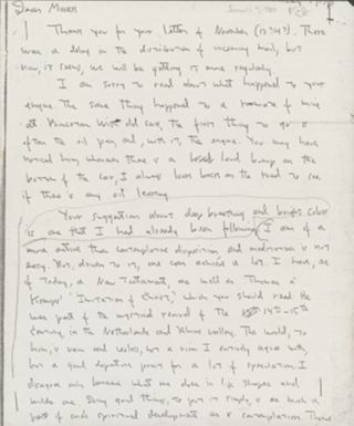 Photocopy of a letter to Mark Kennedy from Mike Kennedy, Jan 4, 1980