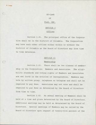 FLAG, INC. by-laws
