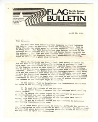 FLAG Bulletin, April 11, 1980
