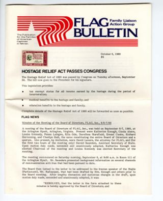FLAG Bulletin #6, October 6, 1980