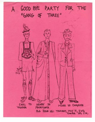 Good Bye Party Flier, July 31, NY