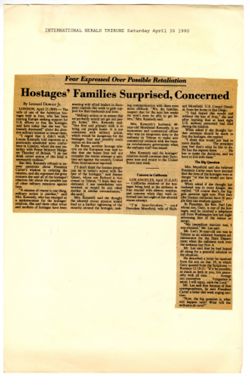International Herald Tribune April 26, 1980 Hostages Families Surprised, Concerned.pdf